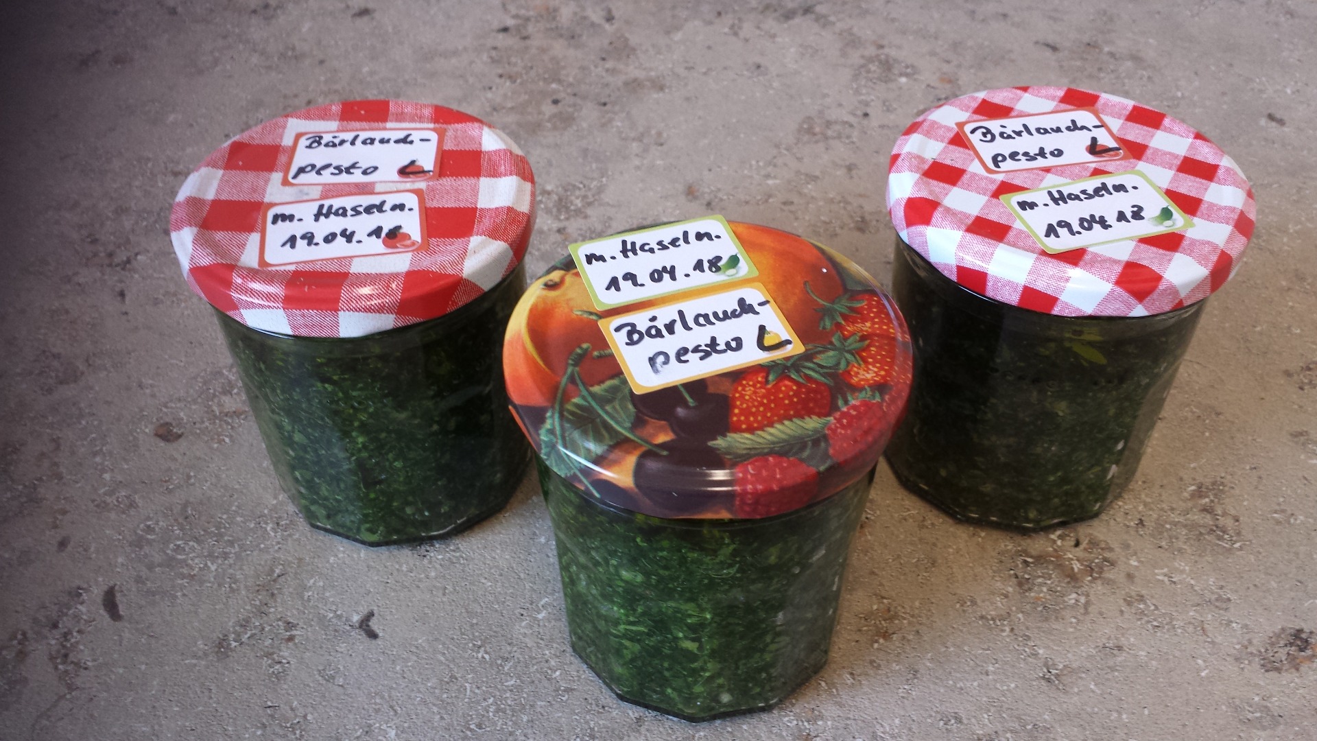 Bärlauchpesto mit Haselnuss, Foto: Steffi Goldberg